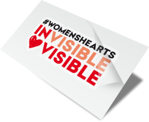 Heart Foundation Invisible Visible Custom Temporary Tattoo