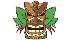 Tiki Custom Temporary Tattoo