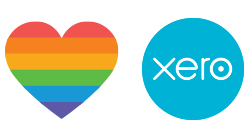 Xero NZ Pride Custom Temporary Tattoo